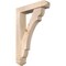 Ekena Millwork Olympic Arts and Crafts Smooth Bracket w/ Offset Brace, Douglas Fir, 5 1/2"W x 24"D x 36"H BKT0604X24X36OLY03SDF - alternate 1